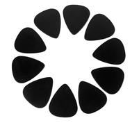 Juego de 10 púas de guitarra negras, surtido en blanco a granel, surtido de púas gruesas para Fender acústica, bajo, guitarra eléctrica personalizada, paquete genial para principiantes o tu banda
