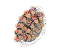 Juego de 10 Ramos de Flores preservadas, Flores duraderas Hechas a Mano para decoración del hogar, celebración de Bodas, decoración sostenible para hogar