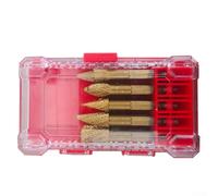 Juego de 10 rebabas de carburo con vástago hexagonal de 1/4 pulgadas, rebabas de carburo de doble corte para tallado de madera y metal, brocas de acero sólido