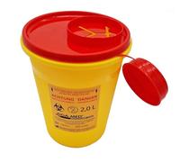 Juego de 10 recipientes para desechar cánulas (2 L, 10 unidades) Tiga-Med