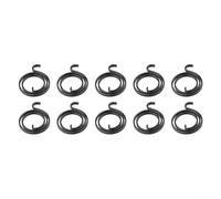 Juego de 10 resortes de torsión para manija de puerta, resortes de acero inoxidable de 2 5 vueltas diseñados para interiores para pomos de puerta en ambos lados