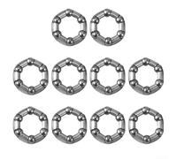 Juego de 10 rodamientos de bicicleta para horquilla de soporte inferior de auriculares adecuado para bicicleta de montaña y carreras, cubo delantero trasero (1)