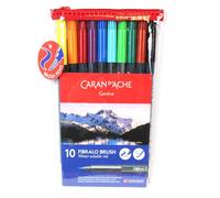 Juego de 10 rotuladores con punta de fibra Fibralo de Caran d'Ache