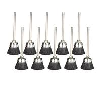 Juego de 10 Ruedas Abrasivas para Pulir, Herramienta Rotativa de Acero Inoxidable para Joyería - Alta Durabilidad, Resistente a la Corrosión, Uso Profesional