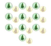 Juego de 10 sellos encerados con cabeza de latón para sobres, invitaciones de boda