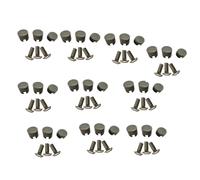 Juego de 10 tapones de goma para guardabarros trasero de scooter, para piezas eléctricas M365 (gris)