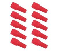 Juego de 10 tapones de vino a presión, tapones para botella, tapones de barware, tapones para conservar el sabor, prácticos rorks de vino