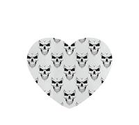 Juego de 10 tarjetas ambientadoras con diseño de cabeza de esqueleto monocromático con temática de Halloween, juego de ambientador para decoración de coche