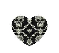 Juego de 10 tarjetas ambientadoras con diseño de calavera de flores, hojas colgantes perfumadas para coche, juego de ambientador para decoración de coche