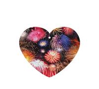 Juego de 10 tarjetas ambientadoras con diseño de fuegos artificiales, para decoración de coche, con diseño de fuegos artificiales