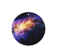 Juego de 10 tarjetas ambientadoras con diseño de galaxia en el universo para decoración de coche