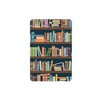 Juego de 10 tarjetas ambientadoras con diseño de gusanos de biblioteca de dibujos animados, hojas colgantes perfumadas para coche, para decoración de coche