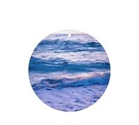 Juego de 10 tarjetas ambientadoras con diseño de olas del océano y puesta de sol en la playa, juego de ambientadores para decoración de coche