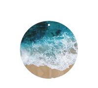 Juego de 10 tarjetas ambientadoras con diseño de olas oceánicas, para decoración de coche, con diseño de olas del océano