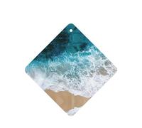 Juego de 10 tarjetas ambientadoras con diseño de olas oceánicas, para decoración de coche, con diseño de olas del océano