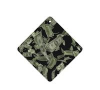 Juego de 10 tarjetas ambientadoras con diseño de signo de dólar, para decoración de coche, con diseño de símbolo de dólar