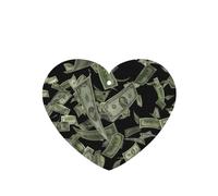 Juego de 10 tarjetas ambientadoras con diseño de signo de dólar, para decoración de coche, con diseño de símbolo de dólar