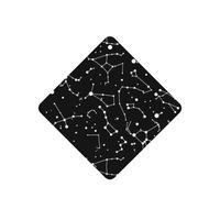 Juego de 10 tarjetas ambientadoras con estampado de constelación de adivinación estrellada, hojas colgantes perfumadas para coche, para decoración de coche