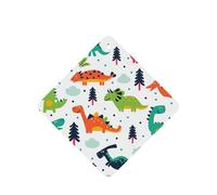 Juego de 10 tarjetas ambientadoras con estampado de dinosaurios coloridos, hojas colgantes perfumadas para coche, para decoración de coche