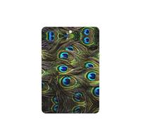 Juego de 10 tarjetas ambientadoras con estampado de pavo real fresco, hojas colgantes perfumadas para coche, para decoración de coche