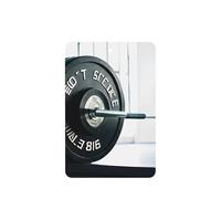 Juego de 10 tarjetas ambientadoras con estampado deportivo para levantamiento de pesas, juego de ambientadores para decoración de coche