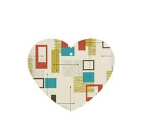 Juego de 10 tarjetas ambientadoras con estampado moderno de mediados de siglo, juego de ambientadores para decoración de coche