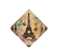 Juego de 10 tarjetas de ambientador con diseño de la Torre Eiffel de París, para decoración de coche