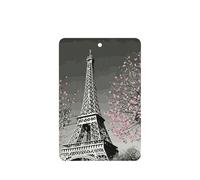 Juego de 10 tarjetas de ambientador con diseño de la Torre Eiffel de París, para decoración de coche