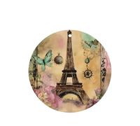 Juego de 10 tarjetas de ambientador con diseño de la Torre Eiffel de París, para decoración de coche