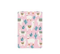 Juego de 10 tarjetas de ambientador con estampado de cactus de llama, hojas colgantes perfumadas para coche, para decoración de coche