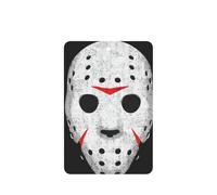 Juego de 10 tarjetas de ambientador con estampado de calavera de terror, para decoración de coche