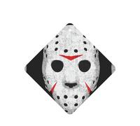 Juego de 10 tarjetas de ambientador con estampado de calavera de terror, para decoración de coche