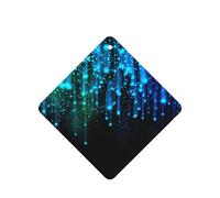 Juego de 10 tarjetas de ambientador con estampado de estrellas, para decoración de coche