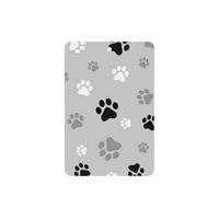 Juego de 10 tarjetas de ambientador con estampado de huellas de animales, para decoración de coche