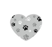 Juego de 10 tarjetas de ambientador con estampado de huellas de animales, para decoración de coche