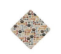 Juego de 10 tarjetas de ambientador con estampado de huellas de huesos, para coche, para decoración de coche
