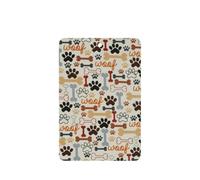Juego de 10 tarjetas de ambientador con estampado de huellas de huesos, para coche, para decoración de coche