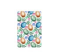 Juego de 10 tarjetas de ambientador con estampado de huevos de Pascua, para decoración de coche