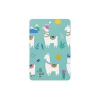 Juego de 10 tarjetas de ambientador con estampado de llama de alpaca, juego de ambientadores para decoración de coche