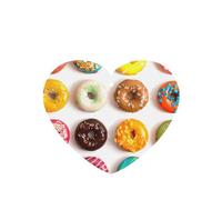 Juego de 10 tarjetas de ambientador de diferentes sabores de donas, para decoración de coche, con aroma a donas