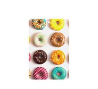 Juego de 10 tarjetas de ambientador de diferentes sabores de donas, para decoración de coche, con aroma a donas