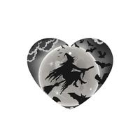 Juego de 10 tarjetas de ambientador de Halloween con estampado de brujas, hojas colgantes perfumadas para coche, para decoración de coche