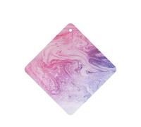 Juego de 10 tarjetas de ambientador de mármol colorido pastel rosa azul morado con estampado de mármol, hojas colgantes perfumadas para coche, juego de ambientador para decoración de coche