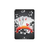 Juego de 10 tarjetas de ambientador de póquer con impresión de torneo, hojas colgantes perfumadas para coche, para decoración de coche