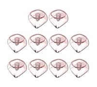 Juego de 10 teclas transparentes en blanco 1U 1X MOAs Perfil de cristal translúcido teclas para teclados mecánicos Teclas transparentes