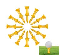 Juego de 10 Tees de Golf Castle de con Tope, Accesorios de práctica | TES Ligeros y Resistentes para un Juego Constante, Ideal para golfistas Que mejoran su Swing y
