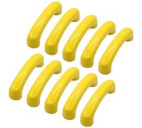 Juego de 10 tiradores de cerámica para cajones con acabado suave, manijas modernas para cocina, baño, armario, armario, decoración de muebles