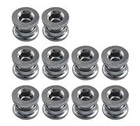 Juego de 10 tornillos de gancho trasero de bicicleta de acero inoxidable M8 para fijación y reparación de marco de percha de desviador