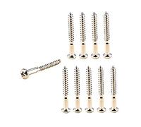 Juego de 10 tornillos ST para guitarras eléctricas, tornillos de puente para guitarra, hardware, tornillos Phillips
