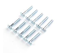 Juego de 10 tuercas en T acero al carbono M6-40T 40 mm, tornillos deslizantes for riel inglete, ranura, herramienta for carpintería